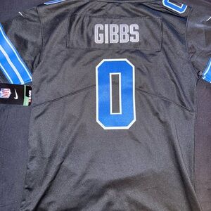 Nike Black Jersey with Blue Accents
